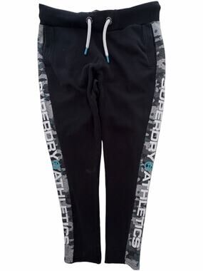 Superdry Athletic Joggers Mens Large Black